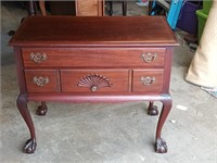 Solid Mahogany Chippendale style Server, Old