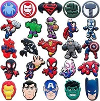 , Superhero Shoe Charms