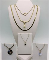 (6) Misc. Fashion Necklaces