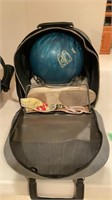 Bowling ball And shoes