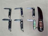 BOY SCOUT KNIVES - CAMILLUS, KUTMASTER, IMPERIAL+