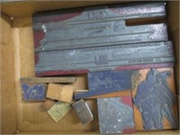 LOT OF VINTAGE PRINTERS BLOCKS