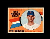 1960 Topps #117 Tom Borland VG to VG-EX+
