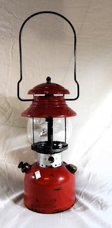 Coleman Model 200A Vintage Red Lantern