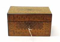 Georgian Tunbridge ware tea caddy