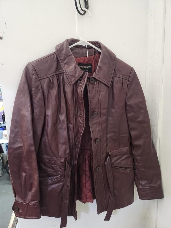 SZ 7-8 Ladies Leather Jacket