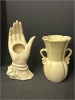 Lady Hand Ceramic vase, planter & pottery vase