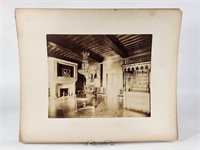 ANTIQUE PHOTO - CHAMBRE OF HENRY IV