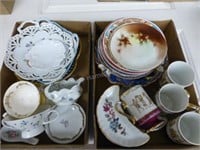 3 boxes decorative dishes