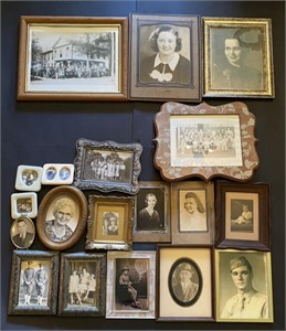 Assorted 1890s-Early 1900s Family Photos, 3x3in —