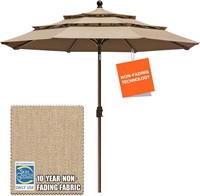 Non-Fading 9Ft 3 Tiers Market Umbrella