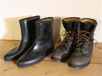 Two Pair of Men's Boots