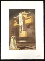 Dali Etching after Painting Crucifixion, Unframed