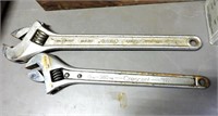 15" & 18" Adjustable Wrenches