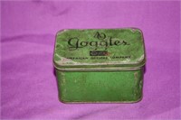 Goggles Optical antique advertising tin