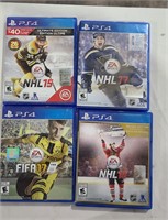 PS4 Sports Games Lot-4 in total