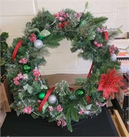 DECORATED CHRISTMAS WREATH #2