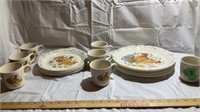 Corelle 15 plates, 7 cups