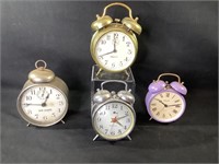Vintage Double Bell Alarm Clock Collection