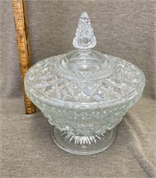 Indiana Diamondpoint Candy Dish