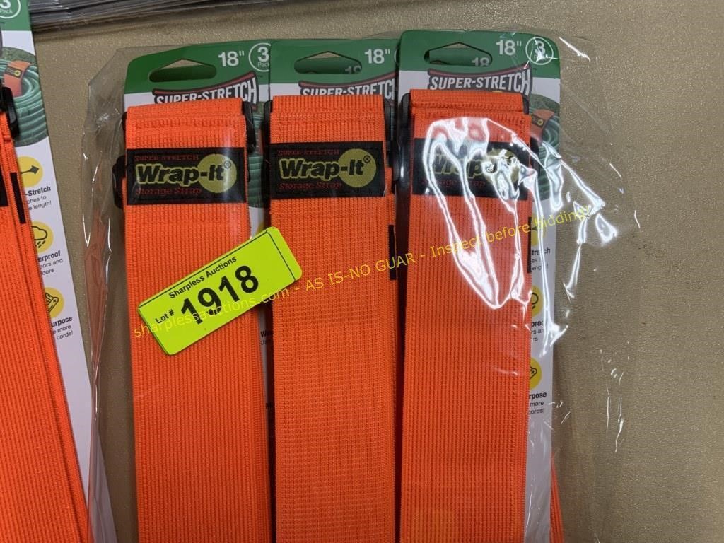 6 18" wrap-it storage straps