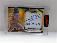 Acuna Jr. 2023 Leaf Metal Heroes Inscri Auto 3/99