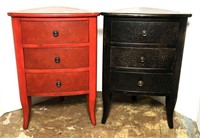 Pair of Triangular Accent Tables