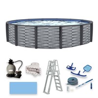 Affinity 18 ft. Round 52 in. D Pool Package