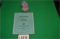 LOT OF OLD PIECE OF POTTERY AND ARTIFACTS BOOK