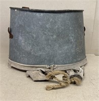 Galvanized carrying bag