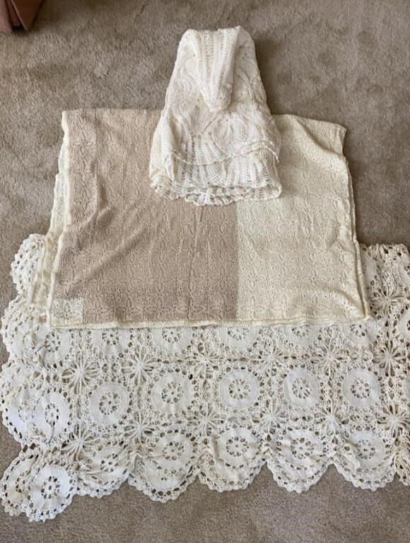 Crocheted Table Cloths
