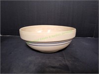 Vintage Pottery Ceramic Stoneware Serving Bowl