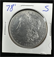 1878-S Silver Morgan Dollar MS