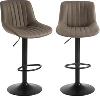 Youhauchair Bar Stools Set of 2, Swivel Counter