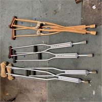 3 pairs of crutches (WS)