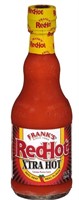 Franks red hot extra hot sauce, 354 ml