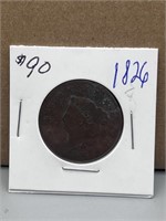 rare 1826 large cent