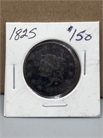 rare 1825 large cent