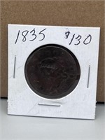 1835 large cent