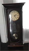 Lot #1849 - Howard Miller Cherry cased wall clock