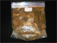 Bag 500 Wheat Cents