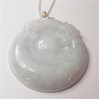 $300 Silver Jadeite Necklace