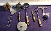 Large Lot of VINTAGE Cute Kitchen Utensils