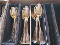 20 COIN SILVER SERVING SPOONS