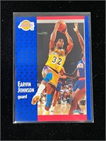 1991 FLEER HOF Magic Johnson Card