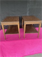 MCM Mersman 2 side tables, each marked:3-21