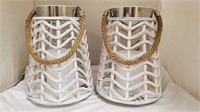 NEW Homestyles Wave Lanterns - 2pk-3 AVAIL