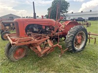 AC WD Gas Tractor w/ cultivators - non running