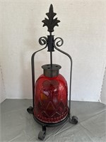 Candle holder (red)