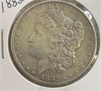 1882 Morgan Silver Dollar